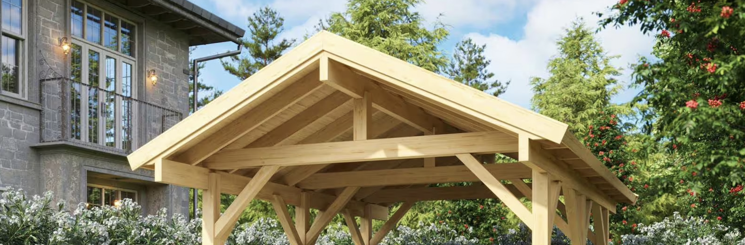 carport, tettoia auto, casette italia