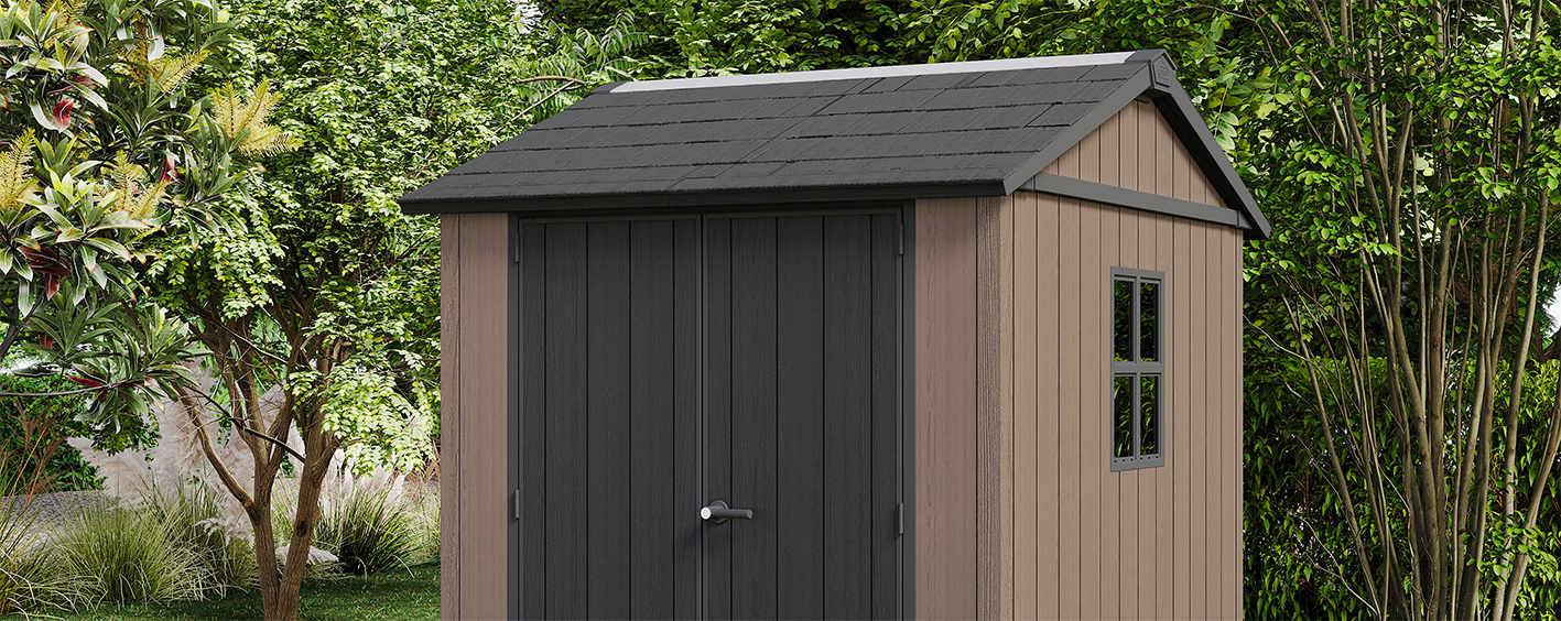 casetta giardino resina pvc keter, newton plus, casette italia,