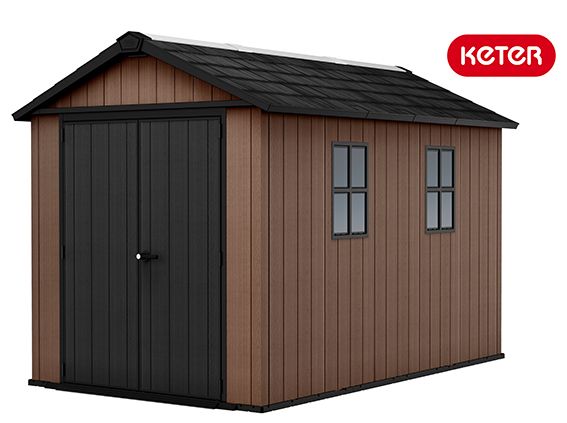 casetta giardino resina pvc keter, newton plus, casette italia,