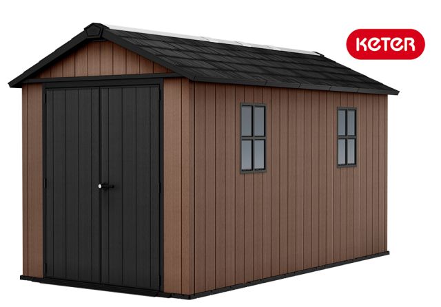 casetta giardino resina pvc keter, newton plus, casette italia