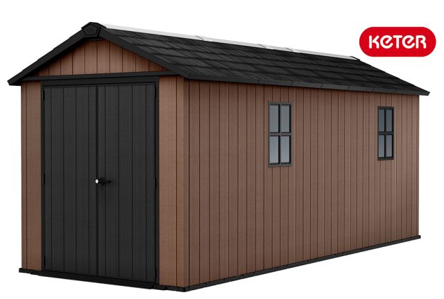 casetta giardino resina pvc keter, newton plus, casette italia,