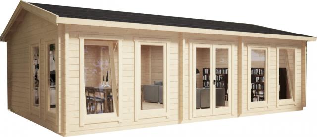 chalet in legno, casette abitabili, LATEMAR 38