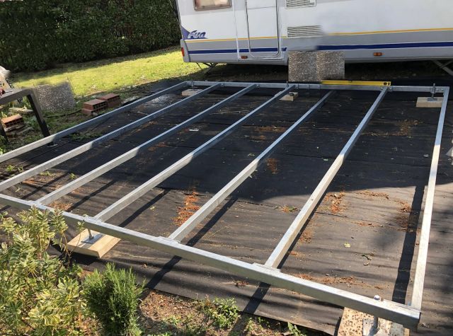 telaio per casetta di legno