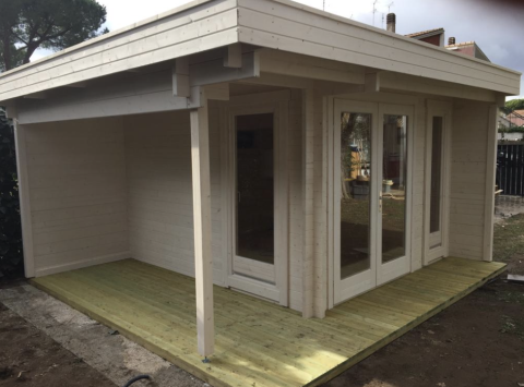 ufficio da giardino, garden office, casette italia, casetta ufficio