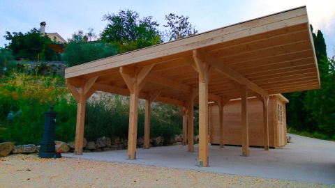 carport, tettoia auto, casette italia