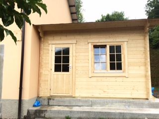 casette addossate, casetta in legno addossata