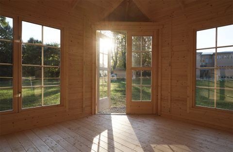 casetta in legno, casetta da giardino, casetta blockhouse