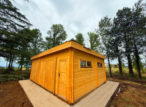 garage in legno, box auto legno, casette italia