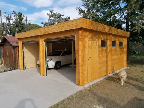 garage in legno, box auto legno, casette italia