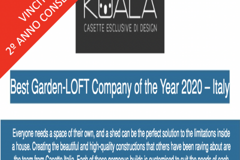 VINCITORE per il secondo anno consecutivo!