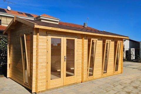 ufficio da giardino, garden office, casette italia, casetta ufficio