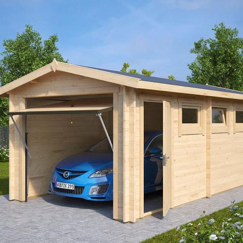 AA A.jpg garage in legno, box auto legno, garage prefabbricato, garage blockhouse