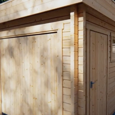 AA C5.png garage in legno, box auto legno, garage prefabbricato, garage blockhouse