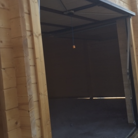 garage in legno, box auto legno, garage prefabbricato, garage blockhouse