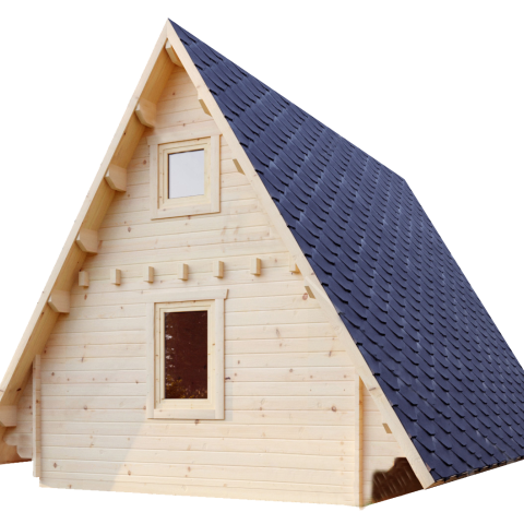 casa A FRAME abitabile, tiny home A-FRAME, casette italia