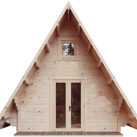 casa A FRAME abitabile, tiny home A-FRAME, casette italia