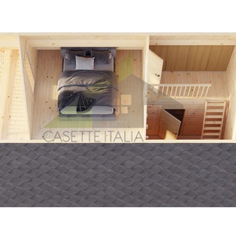 casa A FRAME abitabile, tiny home A-FRAME, casette italia