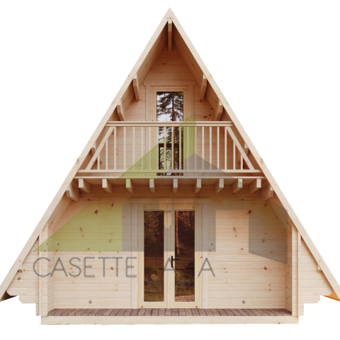 casa A FRAME abitabile, tiny home A-FRAME, casette italia