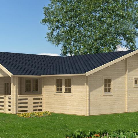 chalet in legno, casette abitabili, caprera