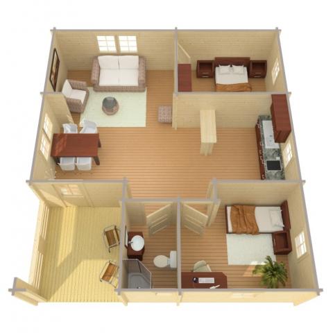 chalet in legno, casette abitabili, castiglioncello