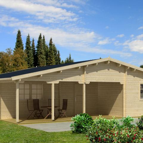 chalet in legno, casette abitabili, cimone