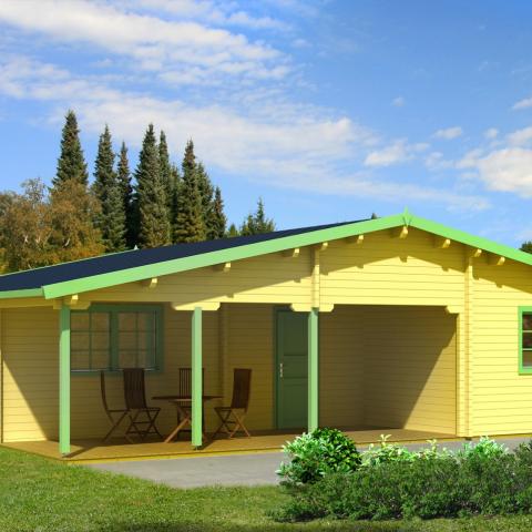 chalet in legno, casette abitabili, cimone