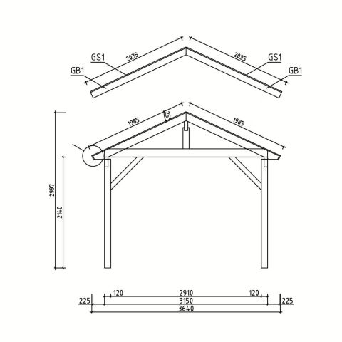 carport, tettoia auto, casette italia