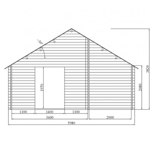 chalet in legno, casette abitabili, gransasso