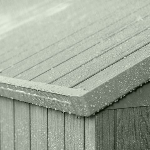 casetta giardino resina pvc keter darwin 4x6 verde