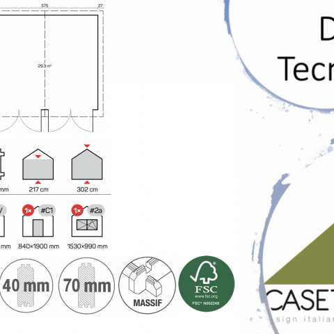 garage doppio in legno, box auto legno doppio, garage doppio prefabbricato, garage blockhouse