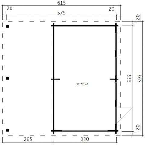 garage doppio in legno, box auto legno, garage prefabbricato, garage blockhouse