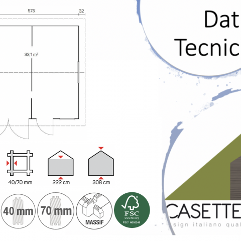 garage doppio in legno, box auto legno, garage prefabbricato, garage blockhouse