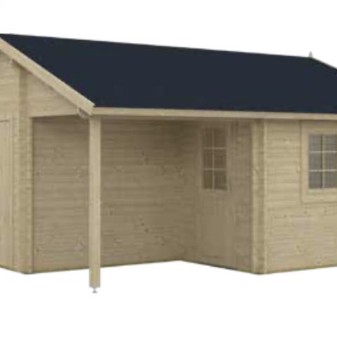 garage in legno, box auto legno, garage prefabbricato, garage blockhouse