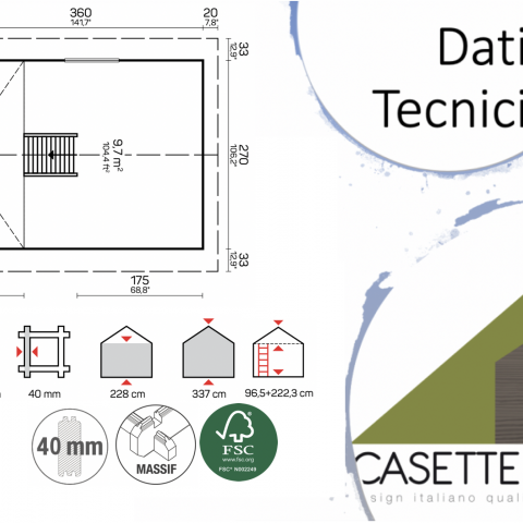 casette in legno, casette da giardino
