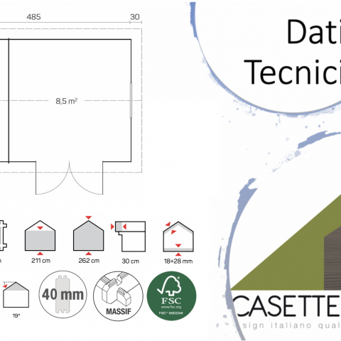 casette in legno, casette da giardino, scheda KARMA