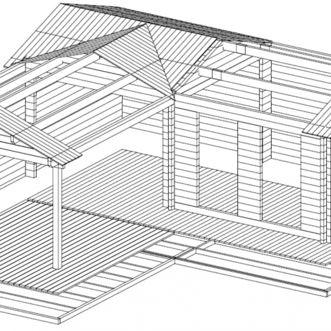 casette in legno, casette da giardino, MONTELATEMAR 22