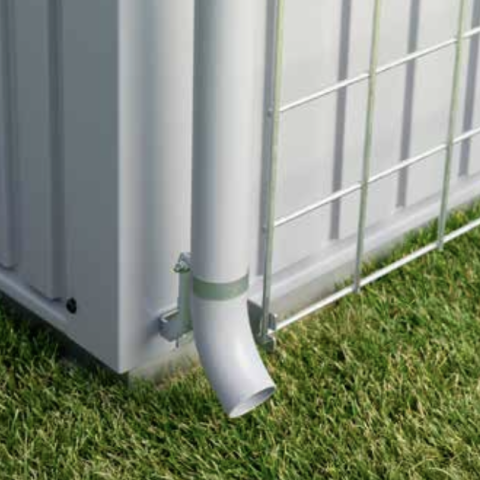 casetta giardino metallo lamiera hormann, porta attrezzi metallo lamiera