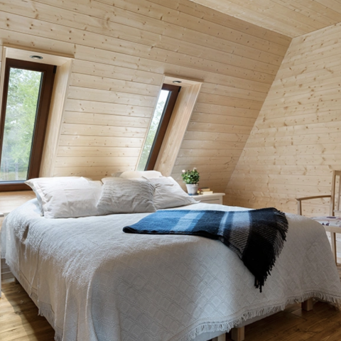 casa A FRAME abitabile, tiny home A-FRAME, casette italia