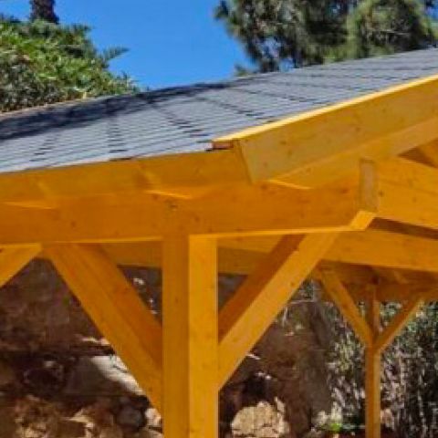 carport in legno, tettoia auto in legno, casette italia