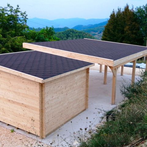 carport, tettoia auto, casette italia