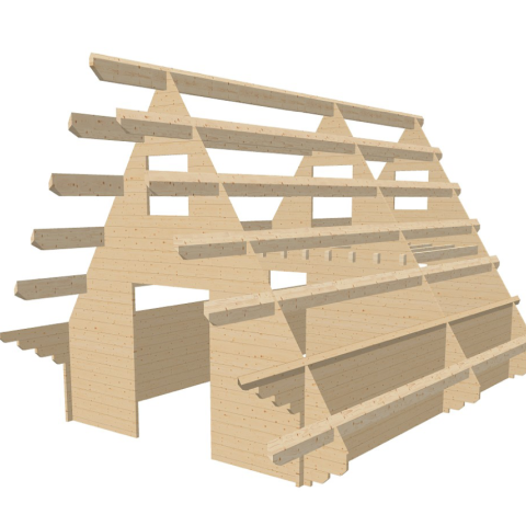 casa A FRAME abitabile, tiny home A-FRAME, casette italia