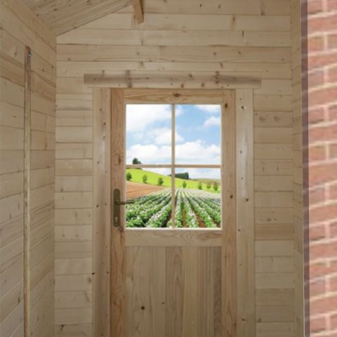 casette addossate, casetta in legno addossata