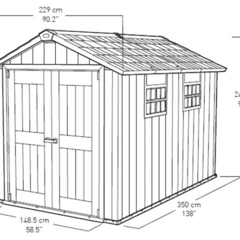 casette da giardino KETER OAKLAND 7511
