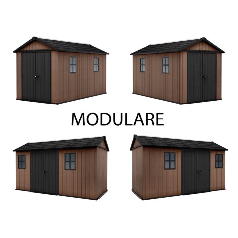 casetta giardino resina pvc keter, newton plus, casette italia,