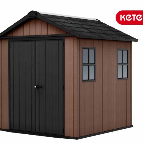 casetta giardino resina pvc keter, newton plus, casette italia,