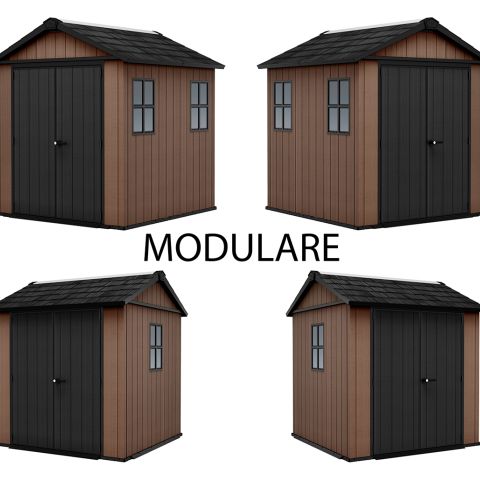 casetta giardino resina pvc keter, newton plus, casette italia,