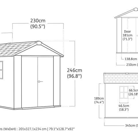 casetta_giardino_pvc_resina_keter_apex_7511_misure.jpg casetta giardino resina pvc keter apex, casette italia,
