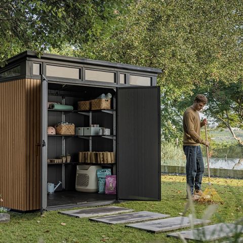 casetta_giardino_pvc_resina_keter_pent_7x7_1.jpg casetta giardino resina pvc keter PENT, casette italia
