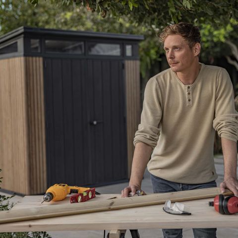 casetta giardino resina pvc keter PENT, casette italia