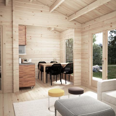 chalet in legno, casette abitabili, LATEMAR